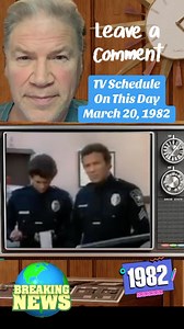 The Network Television schedule from March 20, 1982. #greenscreenvideo #80s #1980s #80stvshows #80stv | Retroblastfromthepast