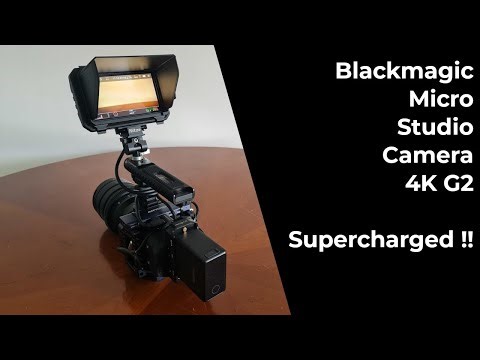 Blackmagic Micro Studio Camera 4K G2 - Supercharged !!