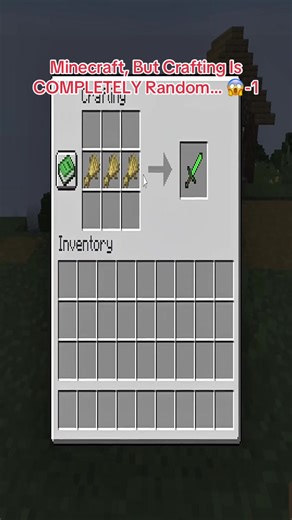 Minecraft Random Crafting Challenge: Epic Surprises!