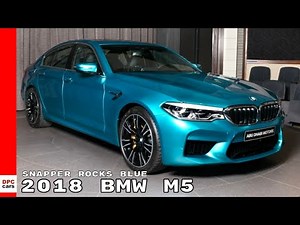 2018 BMW M5 in Snapper Rocks Blue Color