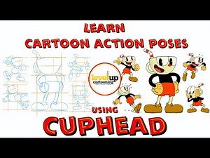 Easy, Step by Step, Dynamic Cuphead Drawing Video