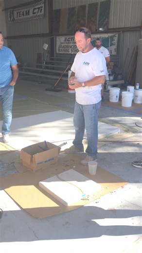 15 reactions | Chuck Brewer is busy training new Dealers as they begin their journey of starting their own business. | Concrete Technology Industries | Facebook