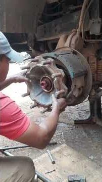 Truck King Pin Opening Process | Step-by-Step Workshop Guide#automobile #mechanic #viral #mostviews