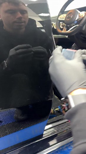 Nothing perfect but saving many panels from being painted #detailing #carscratch #satisfying | TMD Detailing