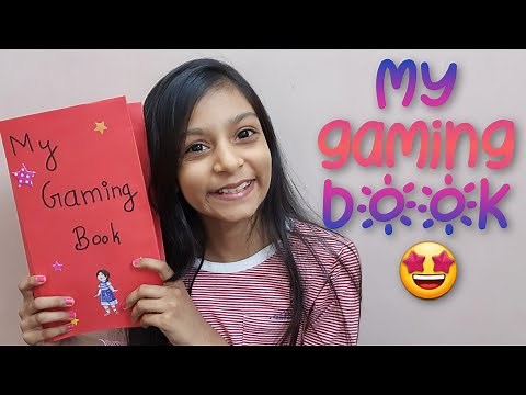 My gaming book from paper/ gaming book forkids/ projectactivity/ homemade gaming book