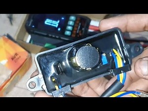 How to test Generator AVR with multimeter | 2500w Generator AVR testing