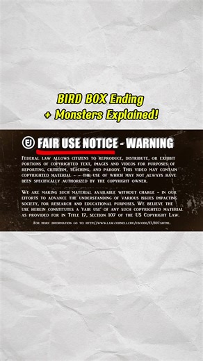 BIRD BOX Ending Monsters Explained!