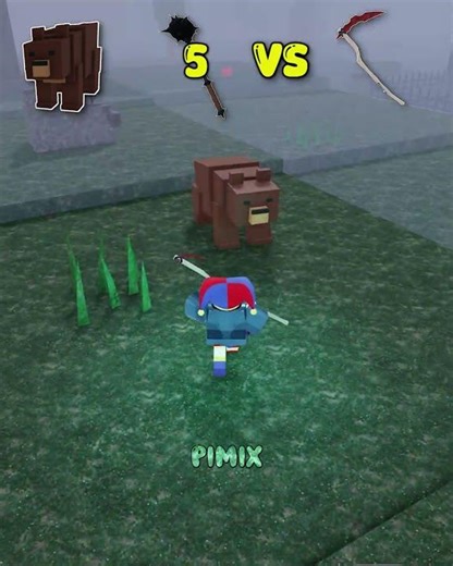 Morningstar VS Vampire Scythe ⚔️🤩 ‎#99nightsintheforest #roblox