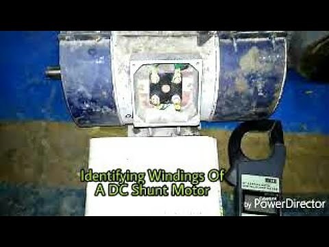 How to identify the windings of a DC Shunt Motor