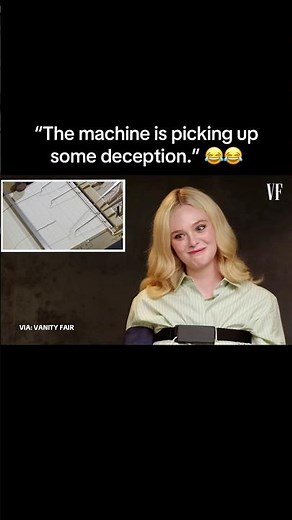 Elle Fanning Takes Lie Detector Test 😂 | Vanity Fair