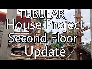 Tubular House Project Week 3 Update | Posts and Beams sa second floor | Philippines House