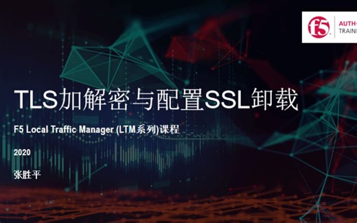 F5LTM第二期：TLS加解密与配置SSL卸载