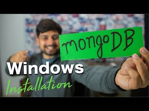 How to install mongoDB on Windows