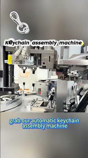 Keychain assembly machine | Keyring machines | keychain | Assembly machine