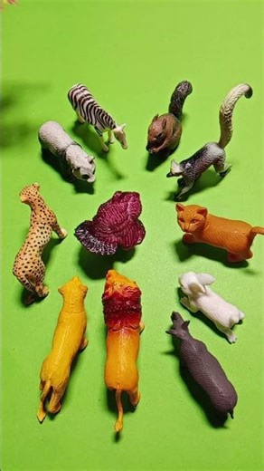 ASMR Miniature Animal Diorama 🌿 Satisfying Tapping Sounds (No Talking)