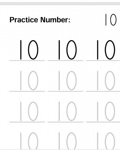 I Built Number Tracing Worksheets (1–20) Using Python 🐍 | Preschool Printable