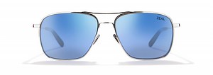 PESCADERO Stainless Steel Aviator Polarized Sunglasses