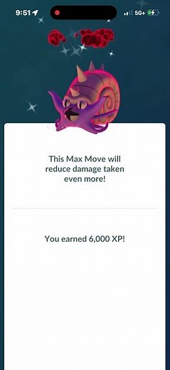 Max Guard Move On Shiny Dynamax Omastar In Pokémon Go