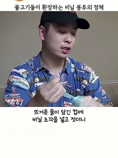 물고기 잡는 비닐 봉투의 비밀