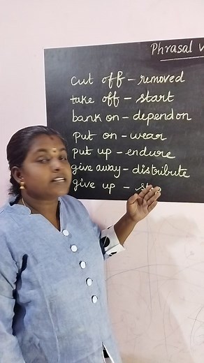 325K views · 4.8K reactions | Phrasal verbs- 4#spokenenglish #education #english #phrasalverbs | Sathya English | Facebook