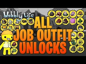 All JOB OUTFIT UNLOCKS + SECRETS | Wobbly Life 2025