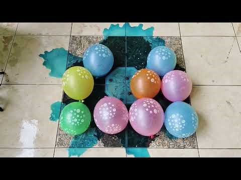 LIVE : Slime Mixing With Popping Balloon Characters & Glossy Natural Sounds #ASMR #4k