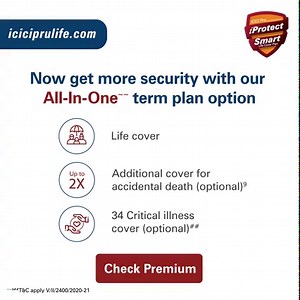 71 reactions | One plan, many benefits! Get our all in one term plan ICICI Pru iProtect Smart, for complete protection | ICICI Prudential Life Insurance | Facebook