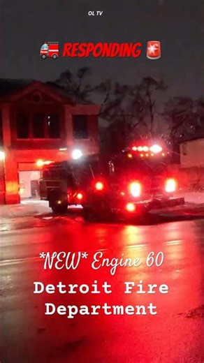 Detroit Fire Department: *BRAND NEW* Engine 60 Responding - 2026