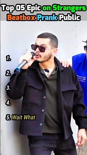 Top 05 Beatboxing Prank Surprises Strangers in Public Part 2