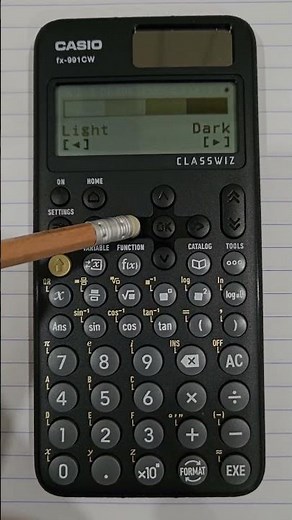 How to fix faint screen display on Casio scientific calculator fx-8200AU or fx-991CW