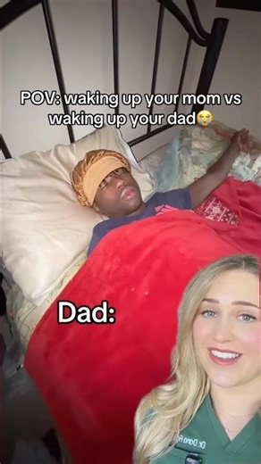 Why do parents wake up like this?!