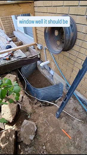 Ben Meyers on Instagram: "Anytime your installing a window well it should be approx 12" below the bottom of the window. Then backfill it with gravel, this helps with drainage and keeping water out! #windowwell #diyproject #diyprojects #diyprojectideas #homereno #hometips #renos #renovationtips #handymanservices #concretework #masonry #masonrywork #windowinstallation #windowinstallation"