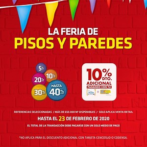 Pisos de todas las texturas y materiales de calidad en nuestra feria de pisos y paredes, además con descuentos increíbles. Aprovecha y empieza a renovar tu hogar. Conoce más en: https://bit.ly/3bQIvfN | Easy