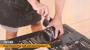 ‎POWERTEC 4 in. x 36 in. Long Clear Pipe, Rigid Plastic Tubing for Dust Collection Hose and Fittings 70272