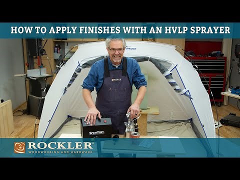 How to Apply Finishes with an HVLP Sprayer