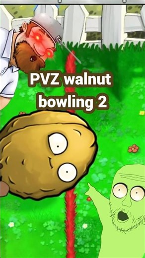 PVZ but you go bowling #shorts #pvz #gamingshorts #plantsvszombies #videogames #gamereview
