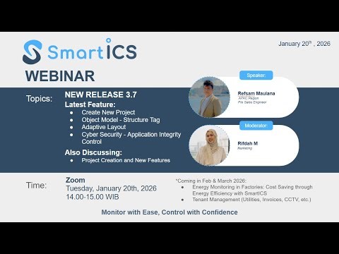 SmartICS Webinar: 3.7 New Release