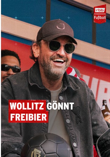 Wollitz gibt Cottbus-Fans aus: Aufstiegsfeier