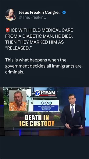 seasters jones. on Instagram: "“Nenko Gantchev was 56 years old. He lived in Chicago for 30 years. He entered the U.S. legally on a student visa, had a work permit, paid taxes, owned a trucking company, and was married to a U.S. citizen. He was in the middle of his green card application through that marriage when ICE arrested him.”"