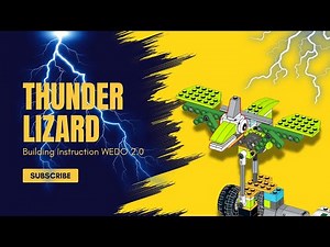 BUILDING INSTRUCTION WEDO 2.0 - Thunder Lizard #lego #wedo #stemplus #buildinginstructions