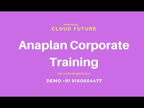 Anaplan Training || Anaplan Tutorial for Beginners || Anaplan Tutorials || AnaplanTraininginTelugu