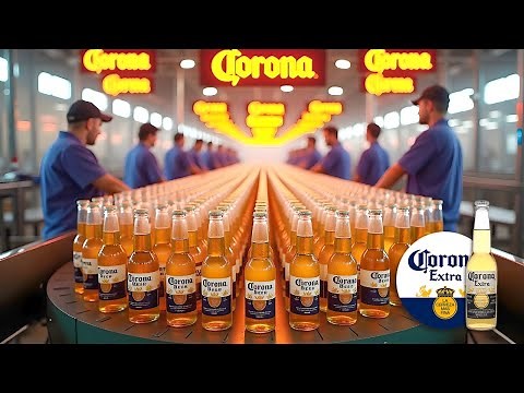 How Corona Beer is Made 🍺 🏭