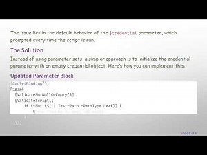 Implementing Default Parameters and Parameter Sets in PowerShell Scripts