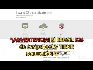 "ScriptHookV NO DESCARGA (ERROR 526) 🚨 – Arreglo Rápido y 100% Funcional" #scripthookv #soluciones