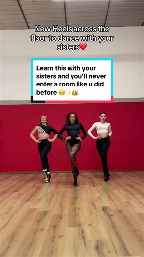 Learn this with your sisters ans you’ll never enter a room like you did before 👑✨❤️// NEW HEELS ACROSS THE FLOOR - TWEELS BY CG // TAG me in your videos! We wanna see you! #heelstipsandtricks #tweelsbycg #heelsclass #heelsitalia #acrossthefloor #floorwork #womenempoweringwomen