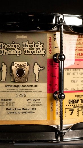 We had some great projects at Ludwig in 2025! The memorable project of the year was the Ticket drum!! Here is a quick vid of some of the process! | David Nelson