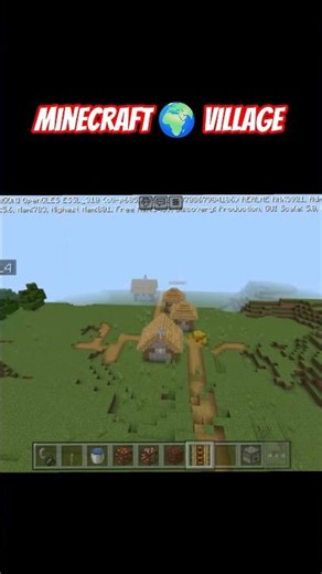 Minecraft Survival Village Tour 🏡#shorts #minecraft #minecraftgameplay #minecraftgaming