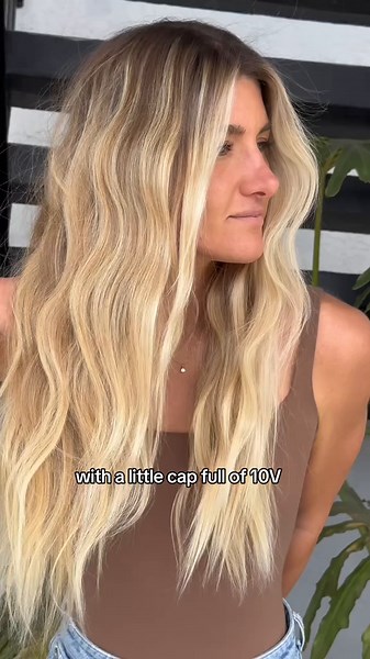Ocean Dipped Hair Tutorial: Bright Blonde Balayage