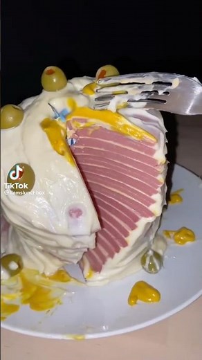 Wow Did They Really Make a Bologna Cake🤯 #shorts #reaction