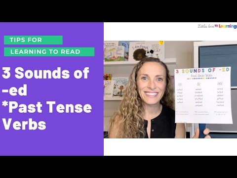 3 Sounds of -ed | How to Teach Past-Tense Verbs | Phonics Tips for Parents | Science of Reading Rule